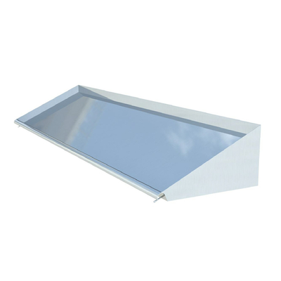 Sapphire Manufacturing SMSR-84 84" W x 22.5" D Stainless Steel Solid Wall Mount Slanted Rack Shelf