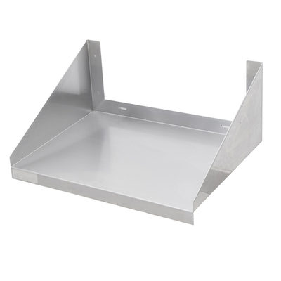 Sapphire Manufacturing SMMW-24 24" W x 24" D Stainless Steel Wall Mount Microwave Shelf