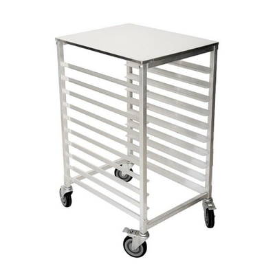 Sapphire Manufacturing SMAES-10 Aluminum End Loading Solid Worktop Sapphire 10 Sheet Pan Rack