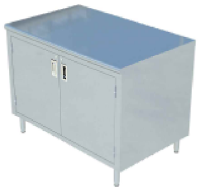 Sapphire Manufacturing SMDC-3048HL 48&quot; W x 35.5&quot; H Stainless Steel Chef Table