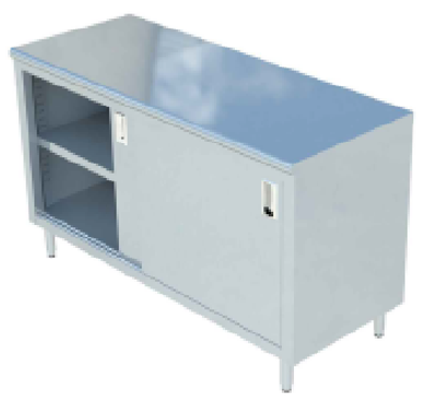 Sapphire Manufacturing SMDC-2460S 60&quot; W x 35.5&quot; H Stainless Steel Chef Table