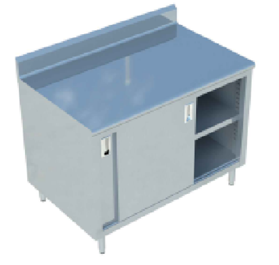 Sapphire Manufacturing SMDCB-3048S 48&quot; W x 35.5&quot; H Stainless Steel Chef Table