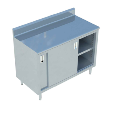 Sapphire Manufacturing SMDCB-3060S 60&quot; W x 35.5&quot; H Stainless Steel Chef Table