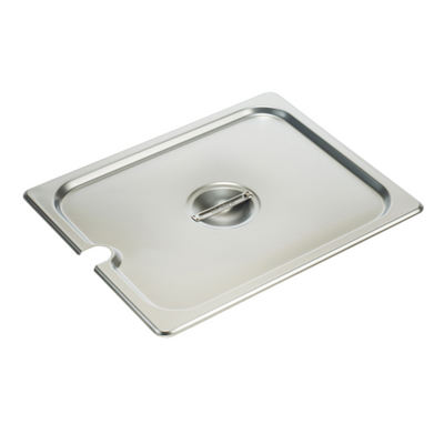 Sapphire Manufacturing SM-STPCS2 Half Size Stainless Steel 24 Gauge Slotted Steam Table Pan Cover