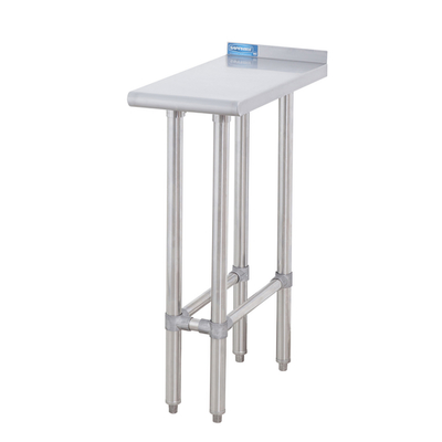 Sapphire Manufacturing SMEFT-2418 18" W x 24" D Stainless Steel Open Base Equipment Filler Table