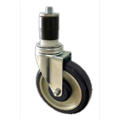Sapphire Manufacturing SM-CS229 250 Lbs. Polyurethane 5" Wheel Stem Caster for 4 Leg Tables or Equipment Stands
