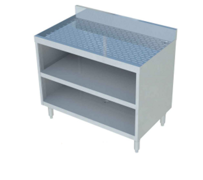 Sapphire Manufacturing SMBGR-301 30" W x 21" D Stainless Steel Open Base with Adjustable Shelf Underbar Glass Rack Unit