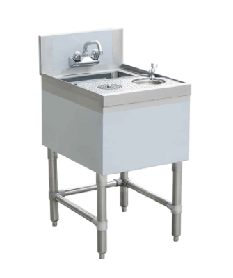 Sapphire Manufacturing SMMS-2418 18" W Stainless Steel Under-bar Mixology Station