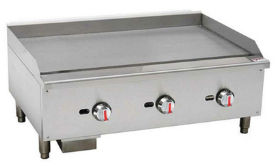 Sapphire Manufacturing SE-CG24-LP 24" W Stainless Steel 2 Burners Countertop Liquid Propane Sapphire Griddle - 60,000 BTU