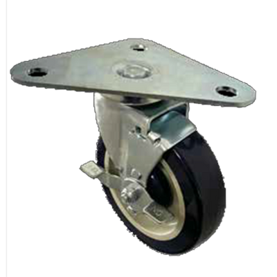 Sapphire Manufacturing SM-CS261 500 Lbs. Polyurethane 5" Wheel Triangular Plate Caster
