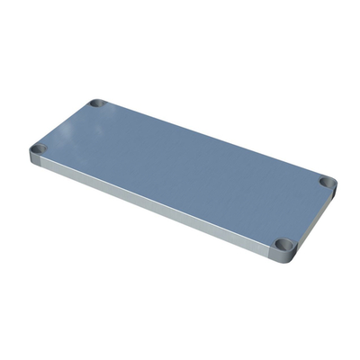 Sapphire Manufacturing UDS-1460S 55" W x 1.5" H x 9.38" D Stainless Steel 18 Gauge Undershelf