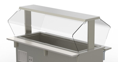 Vollrath N36373 74" W Self-Service Adjustable Height Double-Sided Stainless Steel NSF2 (2011) Access Buffet