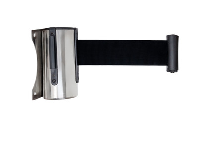 Omcan USA 41156 5"H Stainless Steel Housing Wall Mount Crowd Control Stanchion