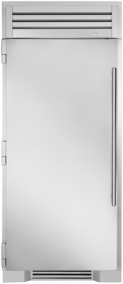 True TR-36FRZ-R-SS-IM-C 36" W Stainless Steel Right Hinged Door Upright Freezer Column with Built in Ice Maker - 115 Volts