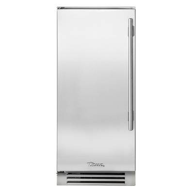 True TUI-15-L-SS-D 15" W Stainless Steel Door One Section Undercounter Ice Machine - 115 Volts
