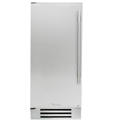 True TUR-15-L-SS-C 14.88" W Stainless Steel Interior and Exterior Self-Contained Refrigeration One-Section Undercounter Refrigerator - 115 Volts