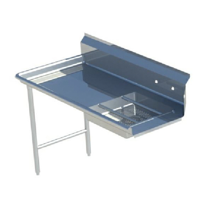 Sapphire Manufacturing SMSDT-96L 96" W Stainless Steel 16 Gauge Straight Soiled Dishtable
