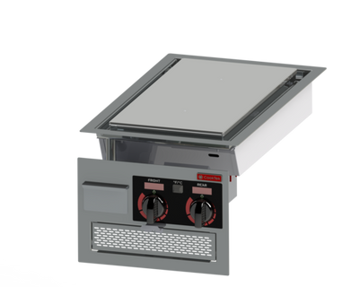 CookTek 682701 16"W Stainless Steel Drop-In Induction Plancha - 200/240 Volts
