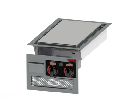 CookTek 682701 16"W Stainless Steel Drop-In Induction Plancha - 200/240 Volts