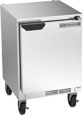 Beverage Air UCR20HC 20" W Stainless Steel Undercounter Refrigerator - 115 Volts