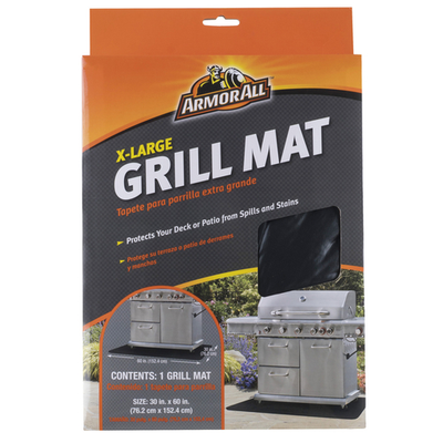 Chef Master 40124AA 60" W Black Under Outdoor Grills Mr. Bar-B-Q Grill Mat