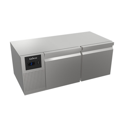 Krowne UC48L 48" W Stainless Steel Automatic Defrost Cycle Ultra-Low Profile Refrigeration - 115 Volts