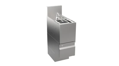Krowne AL24-TC12 12" W Stainless Steel Alchemy Series Underbar Tool Caddy