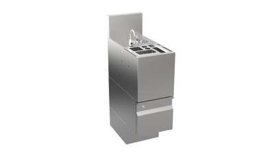 Krowne AL24-TC12 12" W Stainless Steel Alchemy Series Underbar Tool Caddy