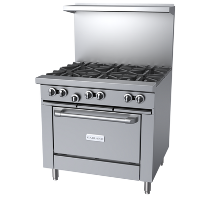 Garland G36-6R 36" Liquid Propane Range with 6 Burners - 236,000 BTU
