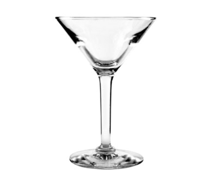 Anchor H037524 4.5 Oz. Clear Pulled Stem Martini Glass - Case/3 Dozen