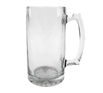 Anchor 90272 25 Oz. Clear Glass Smooth Sides Champions Mug