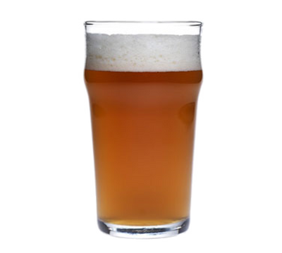 Anchor 90244R 20 Oz. Clear Rim Tempered English 6"H Pub Glass