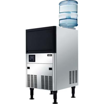 Omcan USA 48054 33 Lbs. Stainless Steel Air Cooled Full Size Cube Ice Maker - 115 Volts