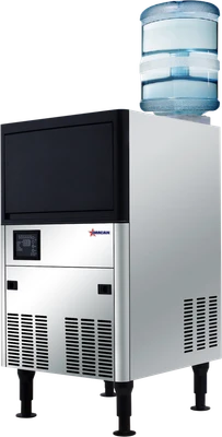 Omcan USA 48054 33 Lbs. Stainless Steel Air Cooled Full Size Cube Ice Maker - 115 Volts