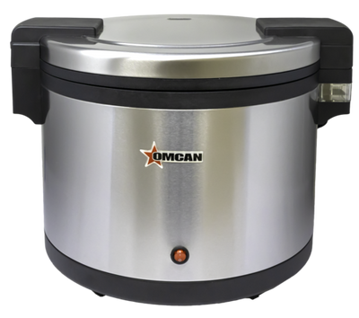 Omcan USA 47770 96 Cups Stainless Steel Electric Countertop Commercial Rice Warmer - 120 Volts