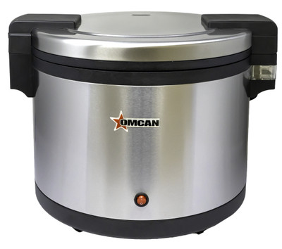 Omcan USA 47770 96 Cups Stainless Steel Electric Countertop Commercial Rice Warmer - 120 Volts