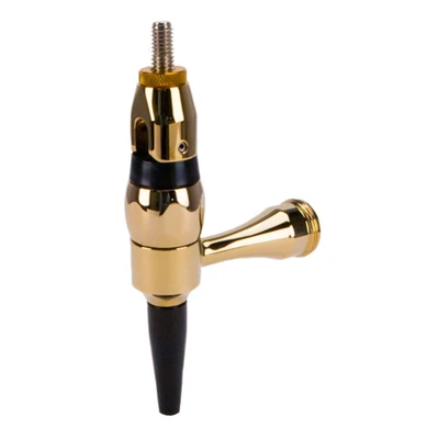 Micro Matic JESF-3 Stainless Steel Body Brass Finish Plated Stout & Ale Faucet