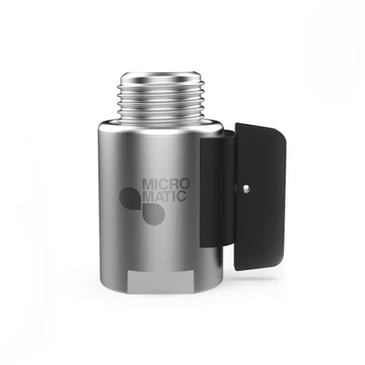 Micro Matic 7419-1 Stainless Steel Straight Beer Switch Shutoff Valve