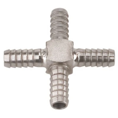 Micro Matic SSC-E2 0.25" Stainless Steel Cross Fitting