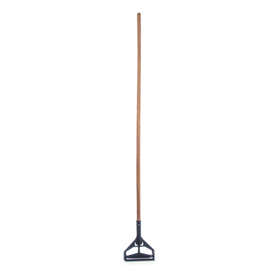 Carlisle 36936500 60" Long Plastic Head Quick-Change Mop Wood Handle