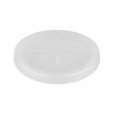 GET EC-07-LID-CL Clear Polypropylene Round Replacement Soup Container Lid Only for Eco-Takeout's EC-07 and EC-13