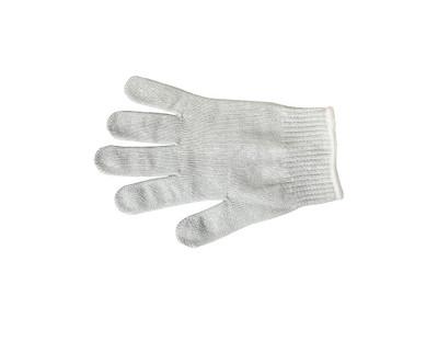 Mercer M33413L Millennia Large White Stainless Steel Cut Glove - 12 per Case