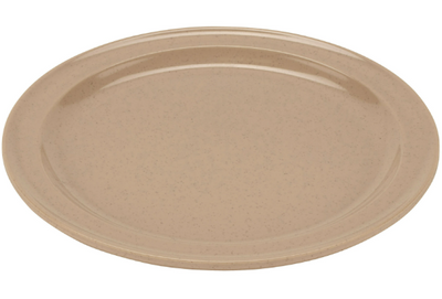 GET DP-509-S Supermel 9&quot; Dia. Sandstone Melamine Round Dinner Plate - 2 Dozen per Case