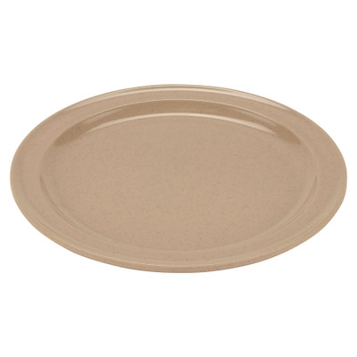 GET DP-509-S Supermel 9" Dia. Sandstone Melamine Round Dinner Plate - 2 Dozen per Case