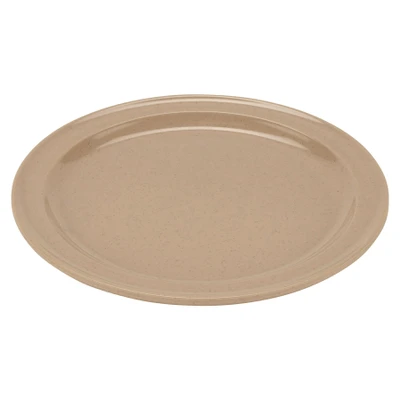 GET DP-509-S Supermel 9" Dia. Sandstone Melamine Round Dinner Plate - 2 Dozen per Case