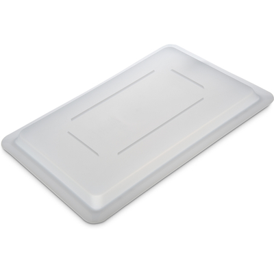 Carlisle 1063702 StorPlus 18'' L x 12'' W White Polyethylene Food Storage Lid