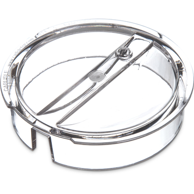 Carlisle 557307 Elan 4.25" Clear Polycarbonate Vented Pitcher Lid for 557007