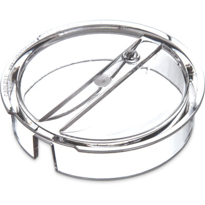 Carlisle 557307 Elan 4.25" Clear Polycarbonate Vented Pitcher Lid for 557007