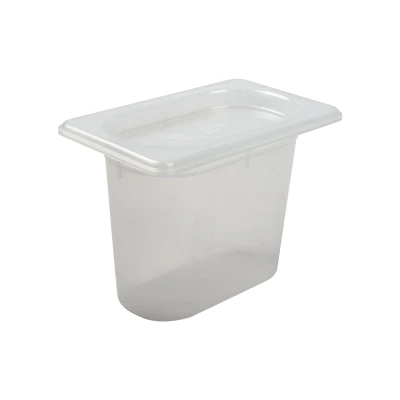 San Jamar MP19 ModPan 1 Qt. Translucent Polypropylene Stackable Food Pan with Lid