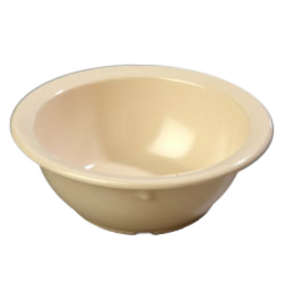 Carlisle KL11925 Kingline 12.5 Oz. Tan Melamine Rimmed Nappie Bowl